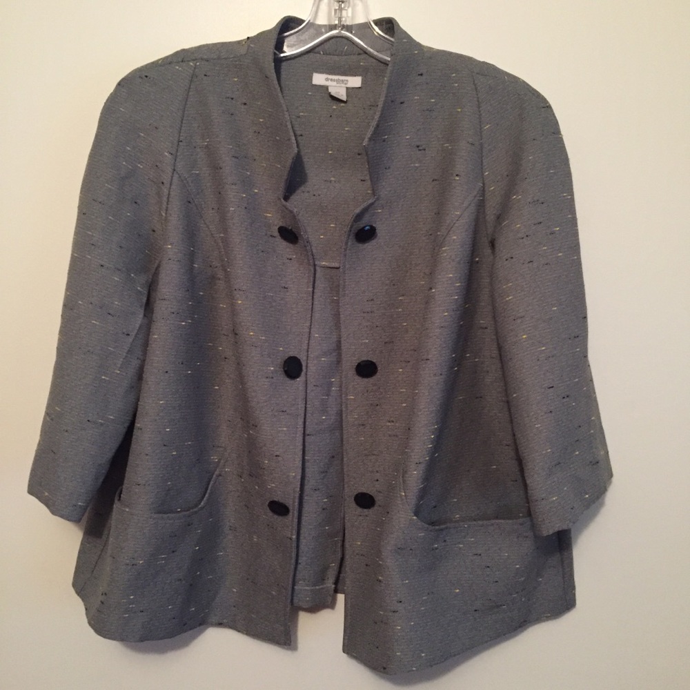 3/$12 Dress barn cape jacket 3/4 length sleeves